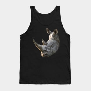 Geometrical Rhino Head Tank Top